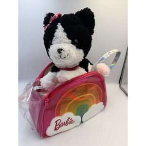 MATTEL Barbie Dreamtopia Kiss & Care Pet Care Pet Carrybag Rainbow PINK With Cat